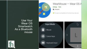 Wear OS smartwatch as a Bluetooth mouse